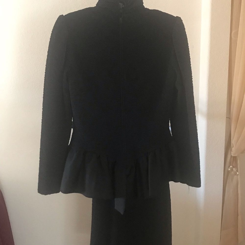 Black Crape Two-piece